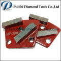 Oval Arrow Block Shape Concrete Floor Renovación Diamond Grinding Segment